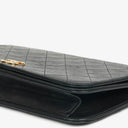 Chanel Classic Black Quilted Lambskin Full Flap Bag With 24K Gold-Plated Hardware