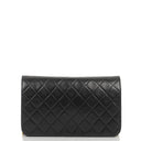 Chanel Classic Black Quilted Lambskin Full Flap Bag With 24K Gold-Plated Hardware