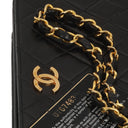 Chanel Classic Black Quilted Lambskin Full Flap Bag With 24K Gold-Plated Hardware