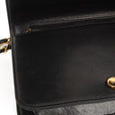 Chanel Classic Black Quilted Lambskin Full Flap Bag With 24K Gold-Plated Hardware