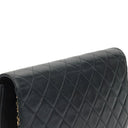 Chanel Classic Black Quilted Lambskin Full Flap Bag With Gold-Tone Hardware