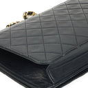 Chanel Classic Black Quilted Lambskin Full Flap Bag With Gold-Tone Hardware