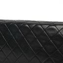 Chanel Classic Black Quilted Lambskin Full Flap Bag With Gold-Tone Hardware