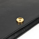 Chanel Classic Black Quilted Lambskin Full Flap Bag With Gold-Tone Hardware