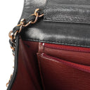 Chanel Classic Black Quilted Lambskin Full Flap Bag With Gold-Tone Hardware