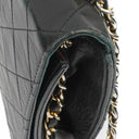 Chanel Classic Black Quilted Lambskin Full Flap With 24K Gold-Plated Hardware