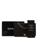 Chanel Classic Brown Quilted Jersey Full Flap Bag With 24K Gold-Plated Hardware