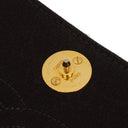 Chanel Classic Brown Quilted Jersey Full Flap Bag With 24K Gold-Plated Hardware