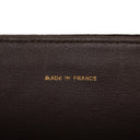 Chanel Classic Brown Quilted Jersey Full Flap Bag With 24K Gold-Plated Hardware