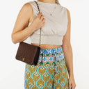 Chanel Classic Brown Quilted Lambskin Full Flap Bag With 24K Gold-Plated Hardware