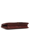 Chanel Classic Burgundy Quilted Lambskin Full Flap Bag With 24K Gold-Plated Hardware