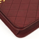 Chanel Classic Burgundy Quilted Lambskin Full Flap Bag With 24K Gold-Plated Hardware