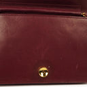 Chanel Classic Burgundy Quilted Lambskin Full Flap Bag With 24K Gold-Plated Hardware