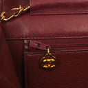 Chanel Classic Burgundy Quilted Lambskin Full Flap Bag With 24K Gold-Plated Hardware