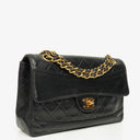 Chanel Classic Flap Bag Black Lambskin 24k Gold-Plated Hardware