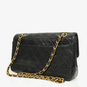 Chanel Classic Flap Bag Black Lambskin 24k Gold-Plated Hardware