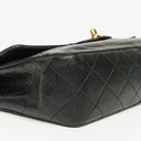 Chanel Classic Flap Bag Black Lambskin 24k Gold-Plated Hardware