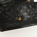 Chanel Classic Flap Bag Black Lambskin 24k Gold-Plated Hardware