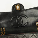 Chanel Classic Flap Bag Black Lambskin 24k Gold-Plated Hardware