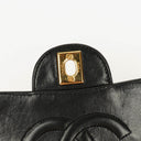 Chanel Classic Flap Bag Black Lambskin 24k Gold-Plated Hardware