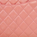 Chanel Classic Flap Clutch With Chain Quilted Leather With Silver-Tone Hardware