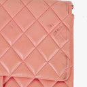 Chanel Classic Flap Clutch With Chain Quilted Leather With Silver-Tone Hardware