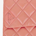 Chanel Classic Flap Clutch With Chain Quilted Leather With Silver-Tone Hardware