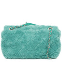 Chanel Classic Flap Turquoise Terry Bag 2019 Collection