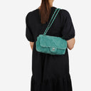 Chanel Classic Flap Turquoise Terry Bag 2019 Collection