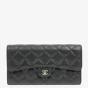 Chanel Classic Flap Wallet Black Quilted Lambskin