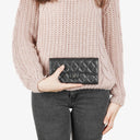 Chanel Classic Flap Wallet Black Quilted Lambskin