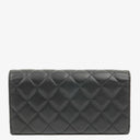 Chanel Classic Flap Wallet Black Quilted Lambskin