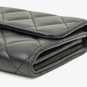 Chanel Classic Flap Wallet Black Quilted Lambskin