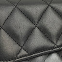 Chanel Classic Flap Wallet Black Quilted Lambskin