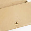 Chanel Classic Full Flap Bag Beige Chevron Quilted Leather 24K Gold-Plated Hardware