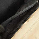 Chanel Classic Full Flap Bag Beige Chevron Quilted Leather 24K Gold-Plated Hardware