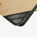 Chanel Classic Full Flap Bag Beige Chevron Quilted Leather 24K Gold-Plated Hardware