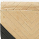 Chanel Classic Full Flap Bag Beige Chevron Quilted Leather 24K Gold-Plated Hardware
