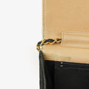 Chanel Classic Full Flap Bag Beige Chevron Quilted Leather 24K Gold-Plated Hardware