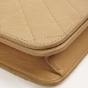 Chanel Classic Full Flap Bag Beige Quilted Lambskin 24K Gold-Plated Hardware
