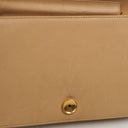 Chanel Classic Full Flap Bag Beige Quilted Lambskin 24K Gold-Plated Hardware