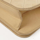 Chanel Classic Full Flap Bag Beige Quilted Lambskin 24K Gold-Plated Hardware
