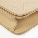 Chanel Classic Full Flap Bag Beige Quilted Lambskin 24K Gold-Plated Hardware