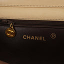 Chanel Classic Full Flap Bag Beige Quilted Lambskin 24K Gold-Plated Hardware