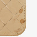 Chanel Classic Full Flap Bag Beige Quilted Lambskin 24K Gold-Plated Hardware