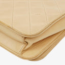 Chanel Classic Full Flap Bag Beige Quilted Lambskin 24K Gold-Plated Hardware