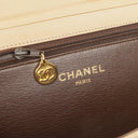 Chanel Classic Full Flap Bag Beige Quilted Lambskin 24K Gold-Plated Hardware
