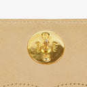 Chanel Classic Full Flap Bag Beige Quilted Lambskin 24K Gold-Plated Hardware