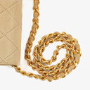 Chanel Classic Full Flap Bag Beige Quilted Lambskin 24K Gold-Plated Hardware