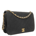 Chanel Classic Full Flap Bag Black Quilted Jersey and Leather, 24K Gold Plated Hardware, 1986-1988